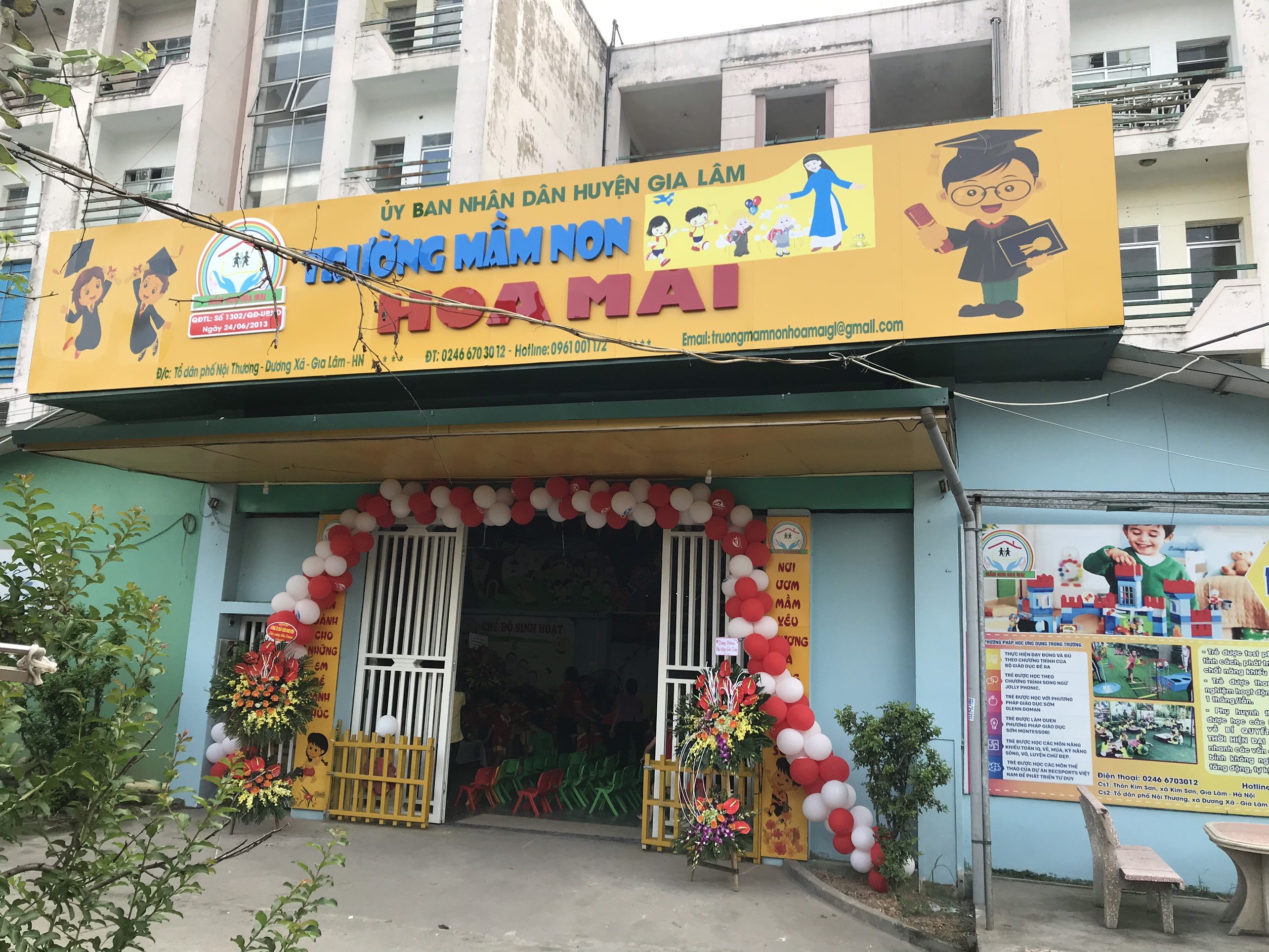 Trường mầm non Hoa Mai - Dương Xá - Gia Lâm